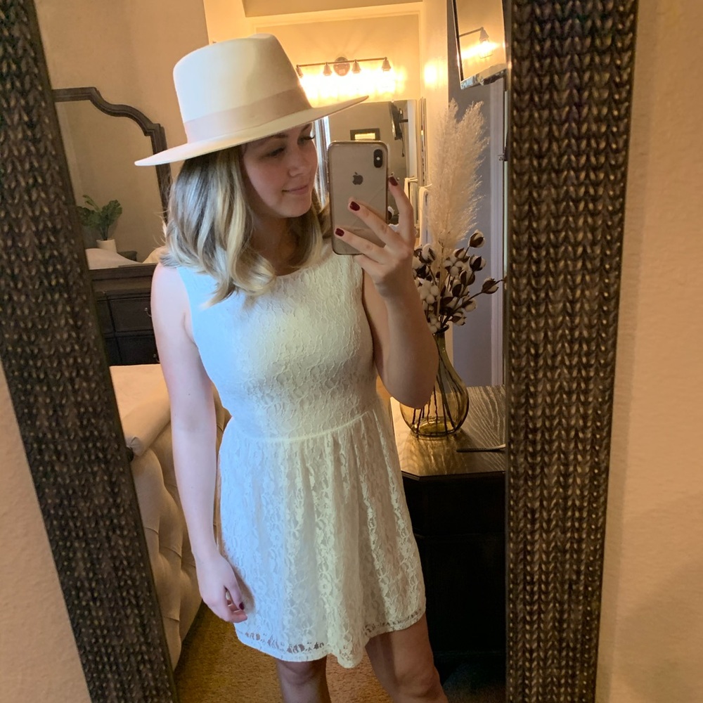 Beautiful white lace dress